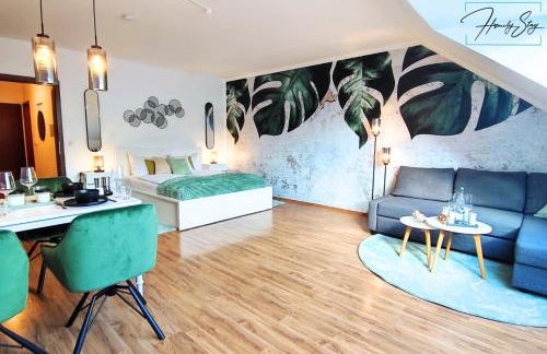 HOMELY STAY Serenity Greens - Stylisch Studio-Apartment with kitchen - 15 min from Central Station-pet friendly - Foto 3