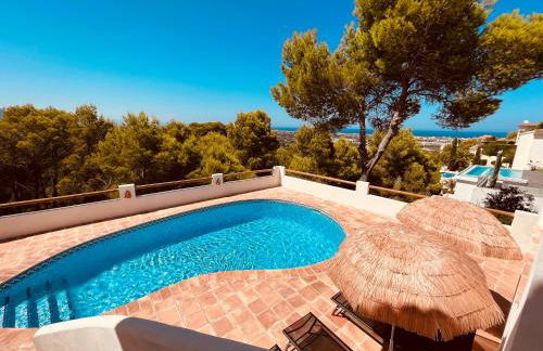 Ibiza Dream Villa Denia, Seaview, Pool, BBQ, Airco, Wifi - Foto 12