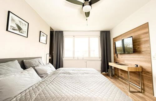 Modernes, mediales Apartment, Nähe der Neuen Leipziger Messe, bis vier Personen - Photo 2