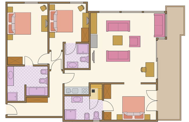 Penthouse mit 3 Schlafzimmern - Foto 23