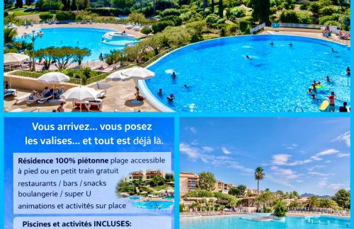 Appartement Premium Genius - Chambre séparée -vue Mer -Jardin Clôturé -Terrasse -Parking - Piscine Chauffée du 04 Avril au 01 Novembre- Saint Raphaël - Foto 5