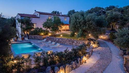 Villa Aromata - Foto 3, Garden, sunbed, Garden view