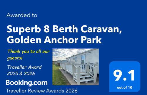 Superb 8 Berth Caravan, Golden Anchor Park - Foto 2