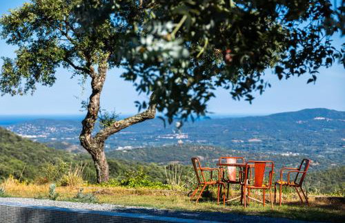 Mas provençal avec piscine chauffée, tennis, pétanque, vue mer, 20 min St Tropez - Foto 49
