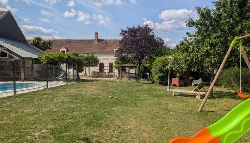 Séjour champêtre avec piscine partagée à Chabris - FR-1-591-739 - Foto 3