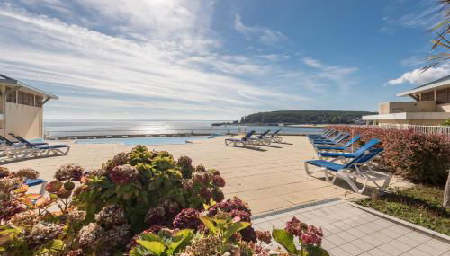 Résidence Pierre & Vacances Cap-Morgat - Foto 2, Garden, sunbed