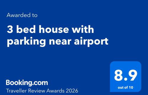 3 bed house with parking near airport - Foto 26