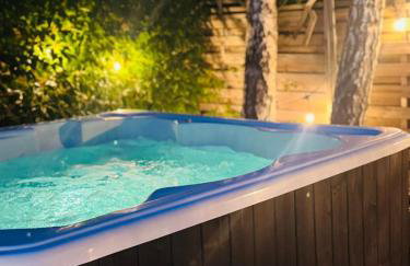 Domek wakacyjny z podgrzewanym basenem i jacuzzi pod gwiazdami, Studnica, Ińsko, "THerapeutica" - Foto 8