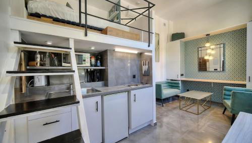 Studio Colette mezzanine - 500m FROM THE BEACH - Photo 4, stove, pet friendly, Other, minibar