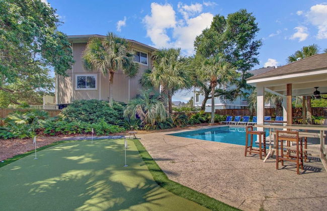 Private Pool, Putting Green & Steps to Isle of Palms Beach Paradise on Palm - Foto 2