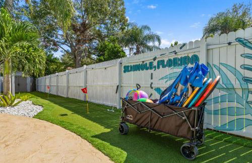 Family Oasis - Pool Hot Tub Games & Near Beach - Foto 47