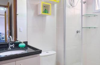 2 Quartos com ar, piscina, sacada Gourmet a 1 km da praia Grande - Foto 5