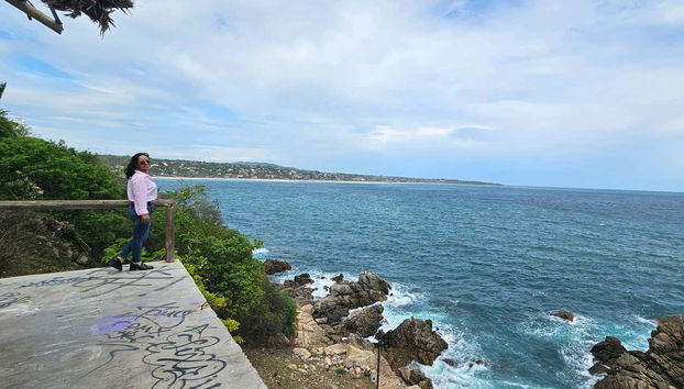 Disfrutando de la excursión a Puerto Escondido