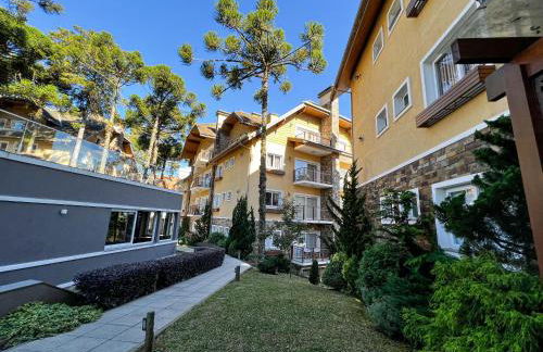 Apto moderno com lareira, piscina aquecida e infra completo em Gramado - Photo 24