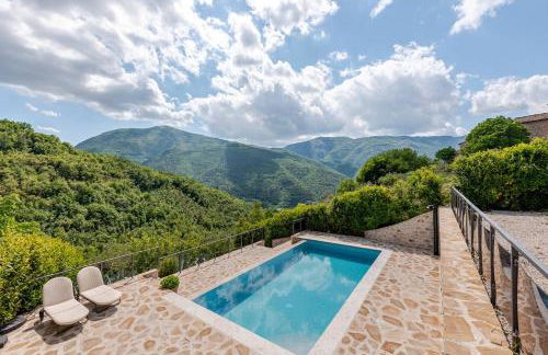 Scheggino - Casale con piscina e splendida vista - Foto 38