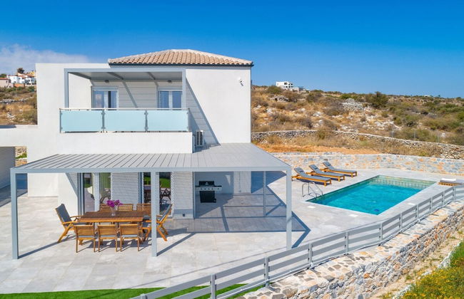 Gianna s Panoramic Seaview Twin Villas With Pools - Foto 31