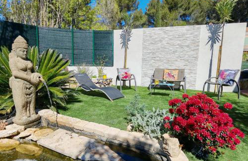 BELLE VILLA Piscine 120 m2, 8 pers, 3 belles chambres Près d'Aix-en-Provence - Foto 8