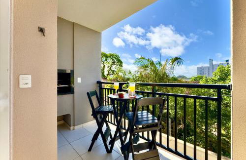 Aptos em Bal Piçarras a150m da PRAIA, dois quartos, sala de estar, COZINHA COMPLETA, SACADA com CHURRASQUEIRA, WI-FI, PISCINA, PORTARIA 24h, PLAYGROUND e QUADRA DE ESPORTES - Foto 31