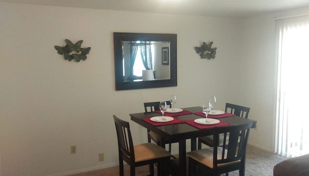 Essbereich im Zimmer