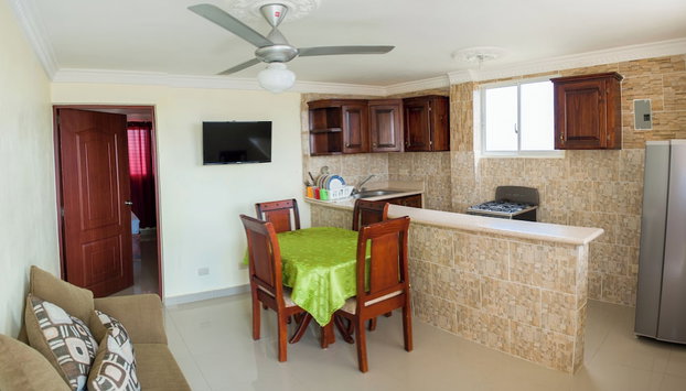 1-bedroom Apartment With 3 Single Beds Near SDQ Airport Fast Wi-fi & Free Pa - Foto 3, Comedor