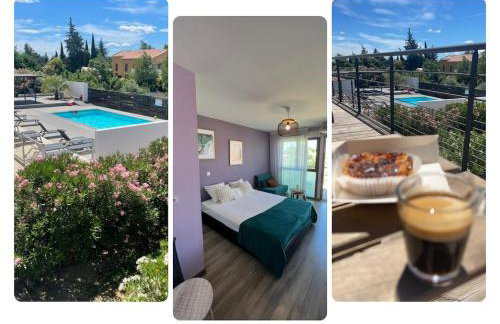 Studio cosy, résidence de tourisme avec piscine - Foto 41