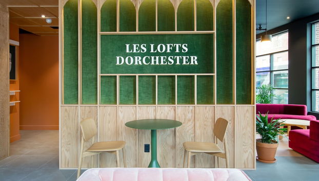 Zona de estar del vestíbulo