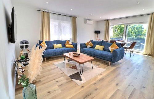 Alsace Appartement à Colmar climatisée garage, parking et terrasse - Foto 9