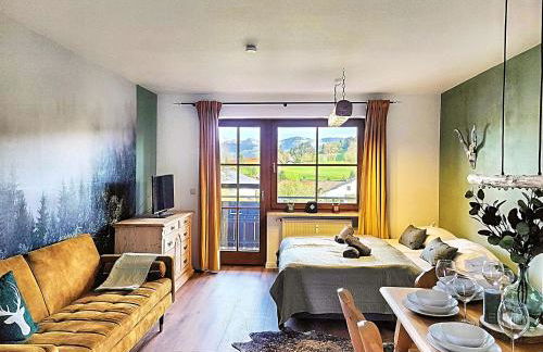 Lindners Hideaways - Bergnest Lodge - Bergblick Fewo 6 Pers Balkon Garten Hund Ski Unterkunft Luftkurort Oberreute nähe Buchenegger Wasserfälle Eistobel Bodensee - Foto 21