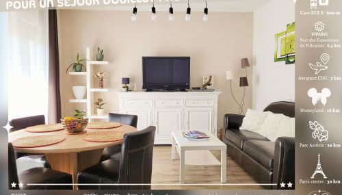 Gîte Unique Le Caijonet proche de Disneyland, Aeroport CDG, Paris - Foto 2