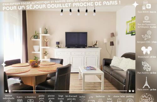 Gîte Unique Le Caijonet proche de Disneyland, Aeroport CDG, Paris - Foto 2