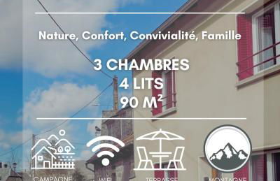 Vallée de la Jordanne, Maison cosy 6pers, terrasse - Photo 15