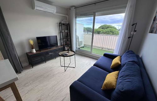 Bel appartement rénové 2 pièces avec clim et parking privé pour 4 personnes à Port Camargue - FR-1-731-153 - Photo 8