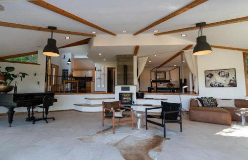 Ferienhaus hoch über dem Taubertal mit fantastischem Weitblick, Dachterrasse, 2000m2 großem Grundstück und Kamin - Foto 20