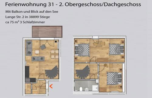 Auszeit-im-Harz Haus 5 Wohnung 31 - Foto 5