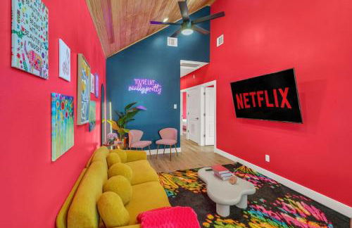 Viral Pink Home Houston B Hot Tub NRG Med Ctr - Foto 1