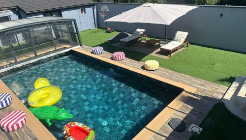 havre COSY avec piscine chauffée entre Paris et Disney - Foto 1