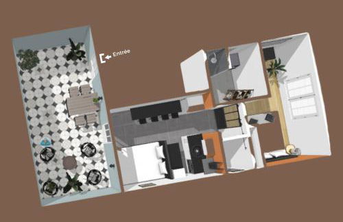 “Le Terracotta” Terrasse -Centre ville- Cosy - Foto 3