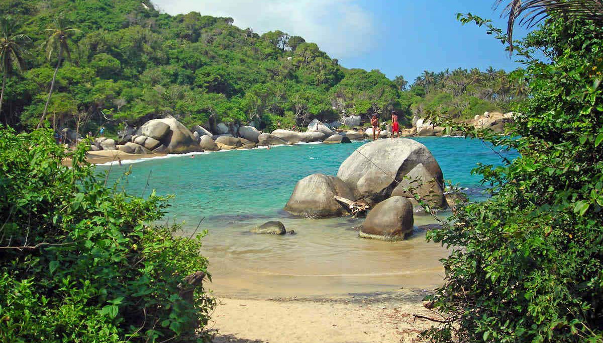 Paradise beach in Taryona Park