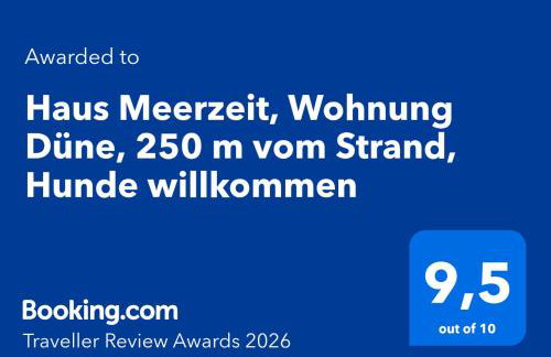 Haus Meerzeit, Wohnung Düne, 250 m vom Strand, Hunde willkommen - Photo 3