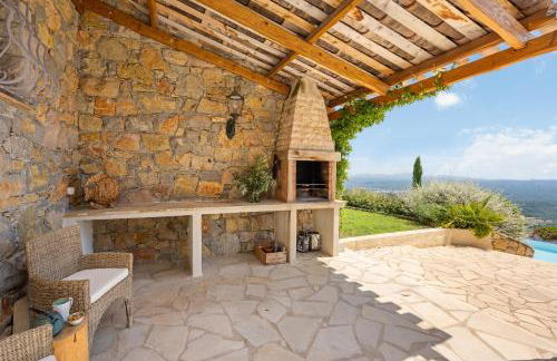 Villa La Genestière - Familienoase und Golfertraum mit Infinity-Pool und 180-Grad-Panoramablick bis zum Meer - Foto 54