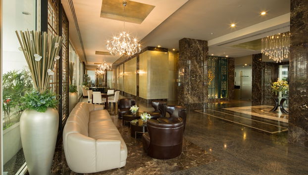 Sitzecke in der Lobby