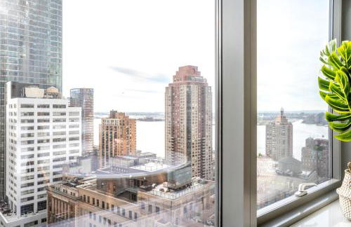 Financial District 1br w WD gym elevator NYC-1378 - Foto 5