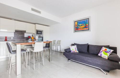 T2 d'exception 100m plage terrasse vue mer et montagnes - Foto 7