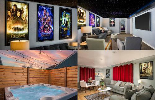 Movie Theater + Hot Tub | Game Yard | Sleeps 10! - Foto 1