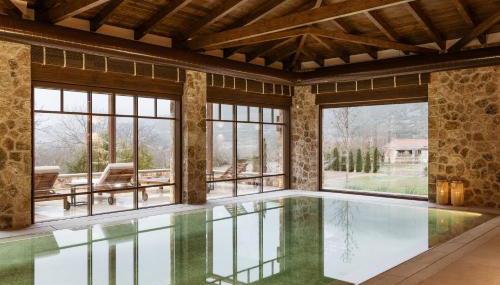 HERMEA Grand Mountain Villa & Spa , Worldwide Interior Design Award Winner - Foto 3, sunbed, Garden view