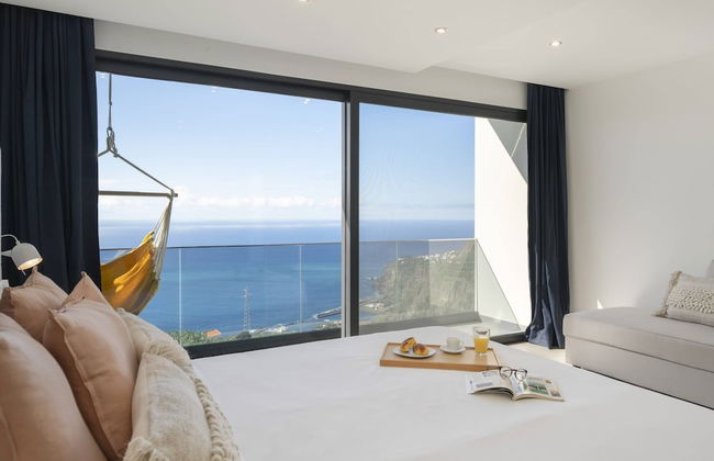 With Pool and Superb sea View - Villa Candelária - Foto 10