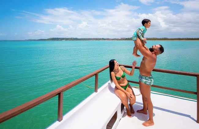 Paseo en barco por las piscinas naturales de Japaratinga - Foto 10