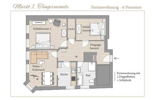 Ferienwohnungen MARKT 1 am Rathaus Tangermünde - Foto 26