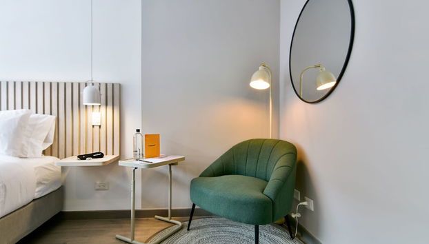 w Magnificent Loft w City View in Santa Barbara - Foto 3, Habitación