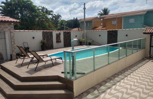 Piscina aquecida, 3 dorms ar condicionado, Cervejeira e Bilhar, a 500 metros do Mar - Foto 12
